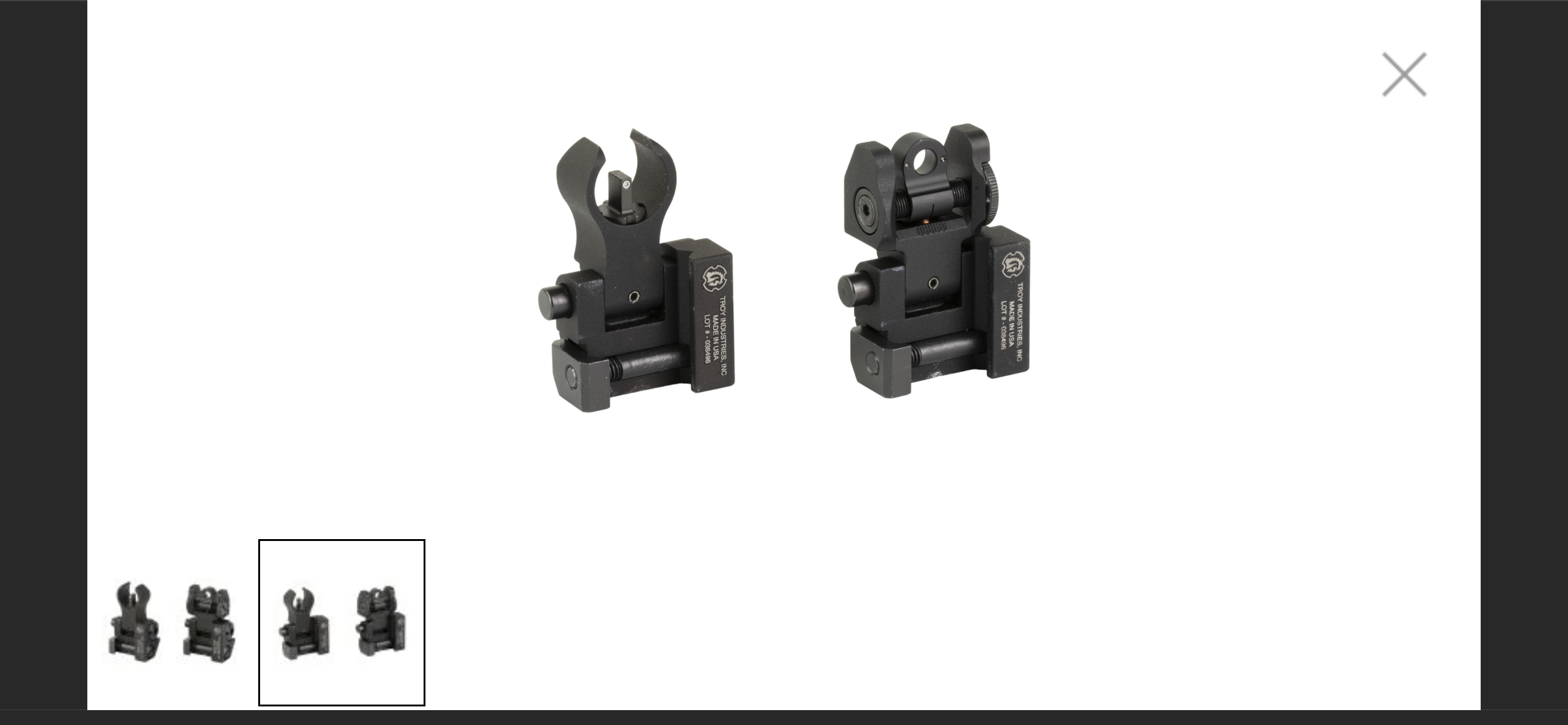 Troy Folding Battle Sights Set