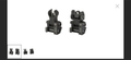 Troy Folding Battle Sights Set