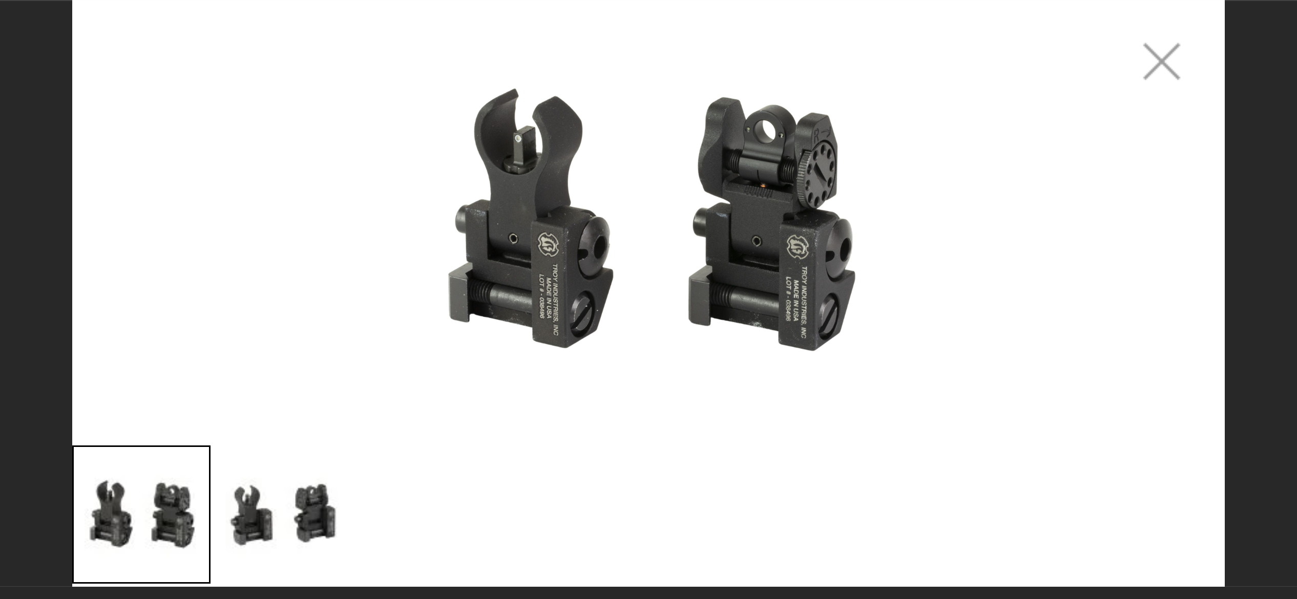 Troy Folding Battle Sights Set