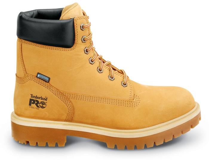 TIMBERLAND PRO Men's 6" Wheat Direct Attach MaxTRAX® Steel Toe Waterproof Insulated SRO Boot Size 11